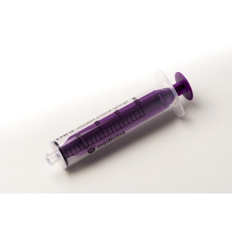 Medicina Reusable 20ml Syringe Enfit Purple Sterile (Pack 6) LHE20 WA HOSPITAL HEN SERVICE PATIENTS ONLY